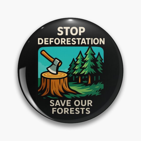 Item preview, Stop Deforestation — Save Our Forests designed and sold by Myra365Art.