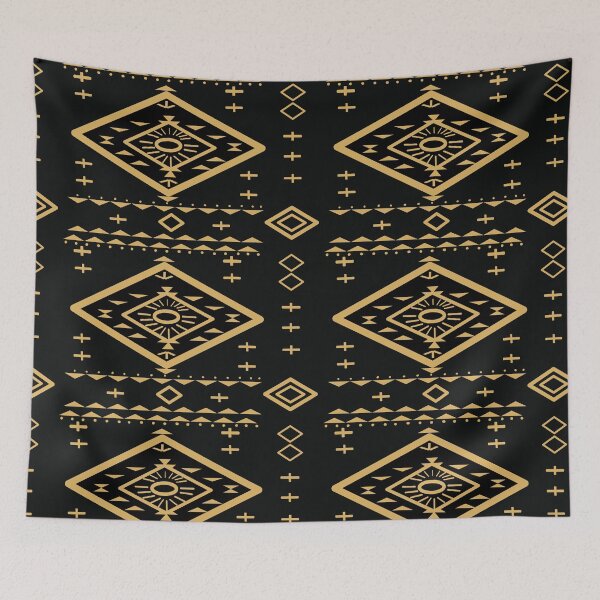 Aperçu de l'œuvre « Motif tribal du soleil du désert » créée et vendue par LSLOOMANDSOUL.