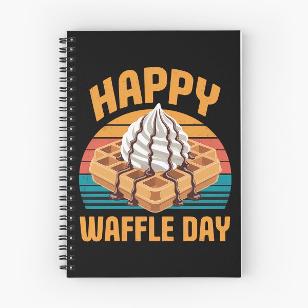 Item preview, Happy Waffle Day Breakfast Waffles designed and sold by Sunset4Bones.