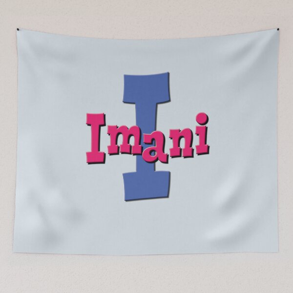 Item preview, I is for Imani, Girl's/Woman's Name and Initial  designed and sold by CharlottePlaceArt.