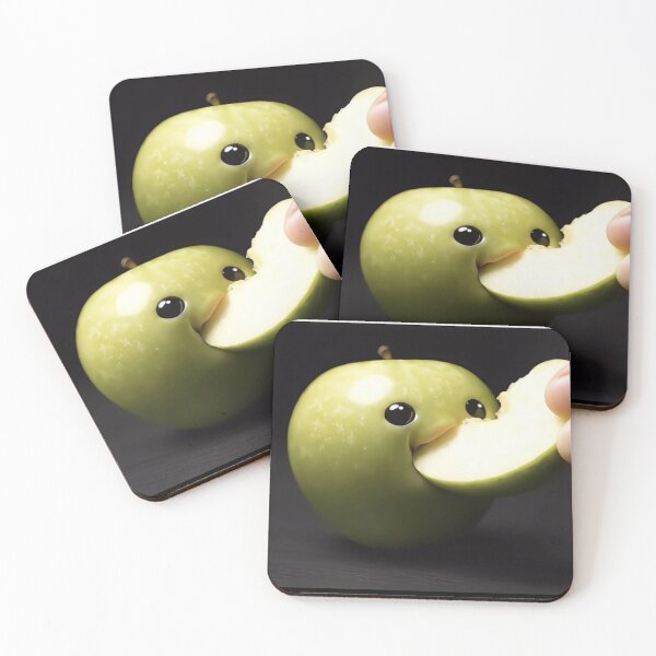 Item preview,  cute ai green apple designed and sold by SnoozyStore.