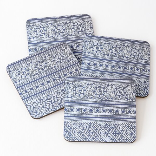 Item preview, Marigold Tribal Pattern – Boho Ethnic Geometric Design designed and sold by PimTribe.