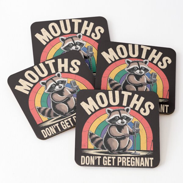 Item preview, Mouths Don't Get Pregnant Inappropriate Humour Adult Jokes designed and sold by sheenmi.