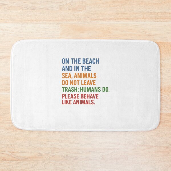 Item preview, Beach Clean Up Quote – Environmental Ocean Conservation Typography Design designed and sold by Fleetwood1994.