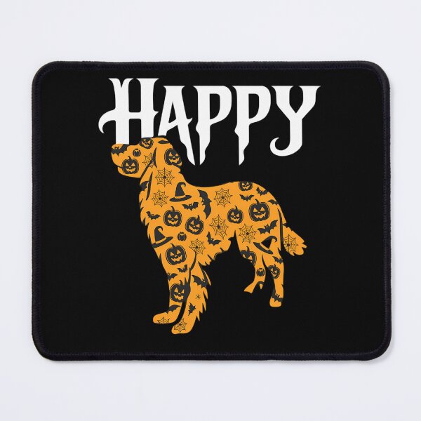 Item preview, Happy Halloween Flat-coated Retriever designed and sold by Sunset4Bones.