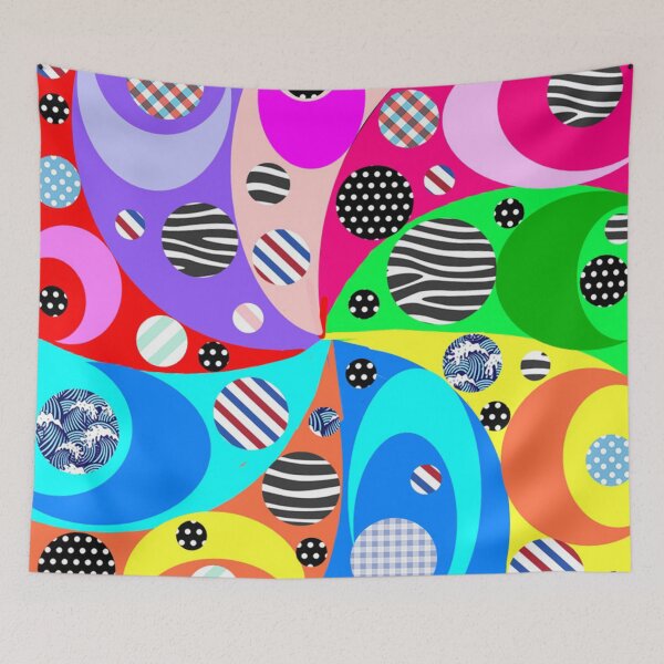 Item preview, Swirling colorful world designed and sold by Shirley cute art .
