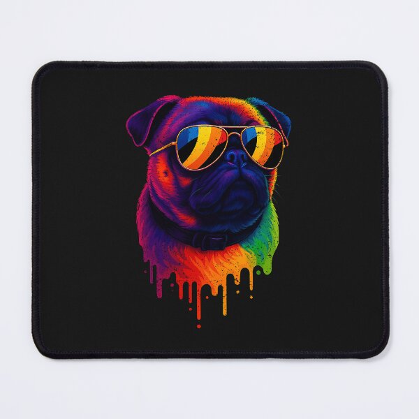 Item preview, RAINBOW DOGS - PUG | Pets and Dogs lovers for Men and Women t-shirt designed and sold by panchiTWO.