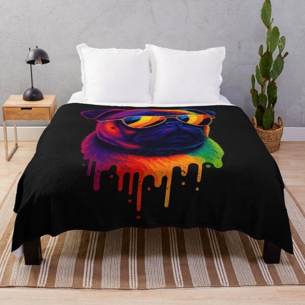 Item preview, RAINBOW DOGS - PUG | Pets and Dogs lovers for Men and Women t-shirt designed and sold by panchiTWO.