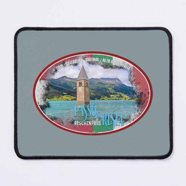 Item preview, Reschen Pass Passo di Resia Italy Austria Sticker T-Shirt 01 designed and sold by OuterShellUK.