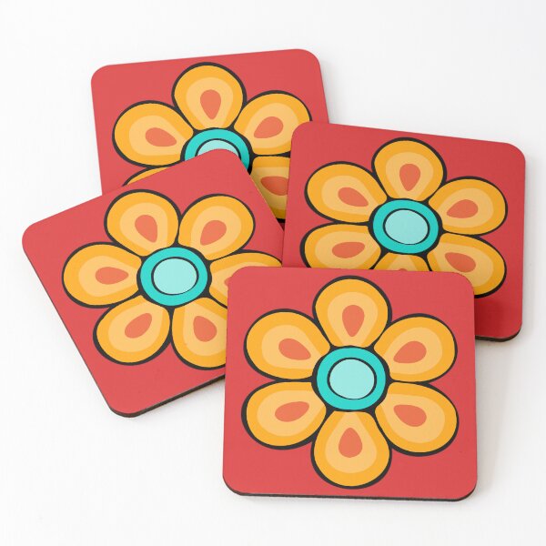 Item preview, Orange Hippy Flower designed and sold by ViaARTfactory.