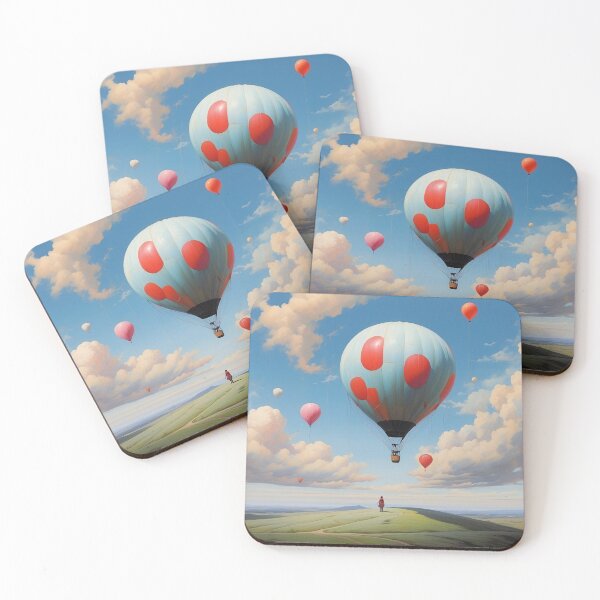 Item preview, Polka Dot Balloon and blue sky designed and sold by KiraChie.