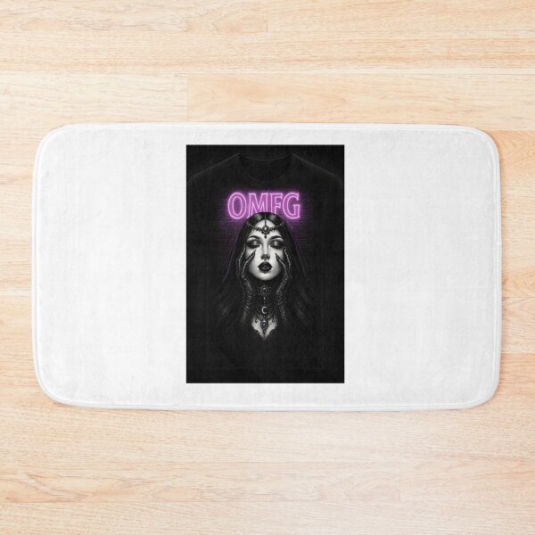 Item preview, OMFG Gothic Woman Art – Dark Alternative Aesthetic Neon Glow Design designed and sold by Fleetwood1994.