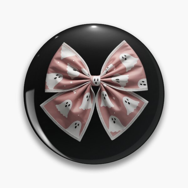 Item preview, Pink Ghost Bow Coquette Halloween Spooky Season designed and sold by Sunset4Bones.