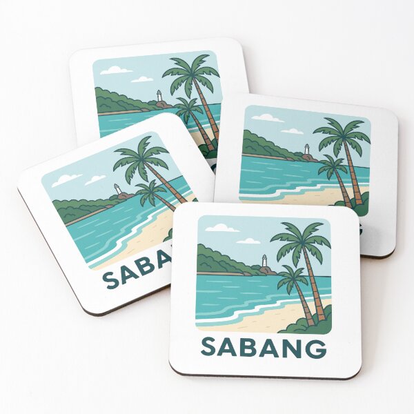 Item preview, Sabang Beach Weh Island Indonesia Design designed and sold by Tropical art.