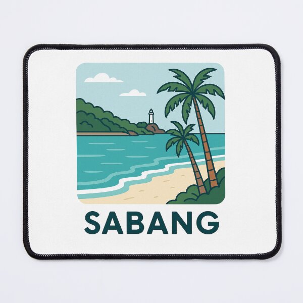 Item preview, Sabang Beach Weh Island Indonesia Design designed and sold by Tropical art.