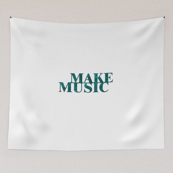 Item preview, Make Music – Inspirational Typography Design designed and sold by Absyntart.