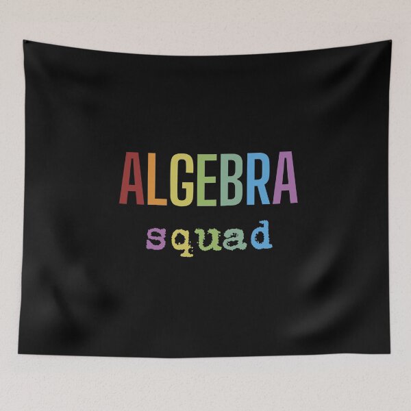 Item preview, Algebra Squad designed and sold by Fateh-Kro ⭐⭐⭐⭐⭐.