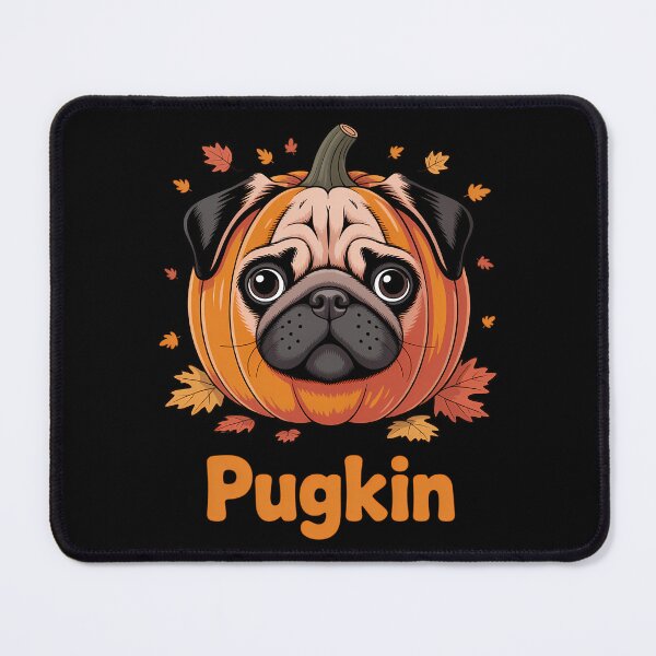 Item preview, Pugkin Pug Pumpkin Halloween Thanksgiving Dog designed and sold by Sunset4Bones.