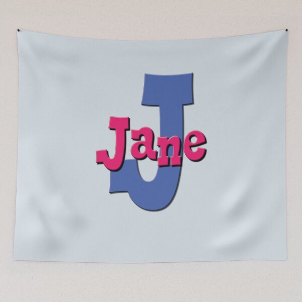 Item preview, J is for Jane, Girl's/Woman's Name and Initial  designed and sold by CharlottePlaceArt.
