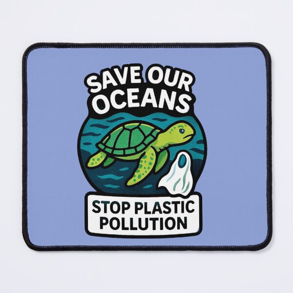 Item preview, Save Our Oceans - Stop Plastic Pollution designed and sold by Myra365Art.