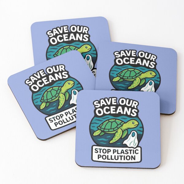 Item preview, Save Our Oceans - Stop Plastic Pollution designed and sold by Myra365Art.