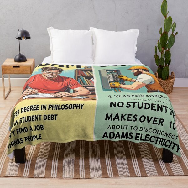 Item preview, Uni Grads think Trades People are Stupid designed and sold by Huskyyy Designs.