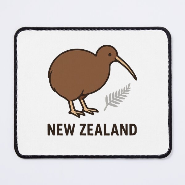Item preview, Kiwi Bird New Zealand – Minimalist Flat Vector Illustration designed and sold by Tropical art.