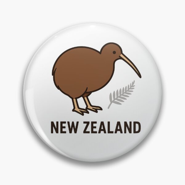Item preview, Kiwi Bird New Zealand – Minimalist Flat Vector Illustration designed and sold by Tropical art.