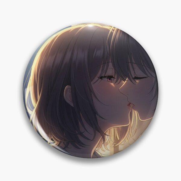 Item preview, YURI girls kiss in the moonlight on a warm night designed and sold by GerwantSHOP.