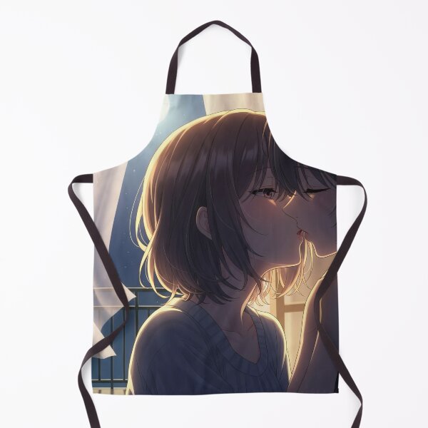 Item preview, YURI girls kiss in the moonlight on a warm night designed and sold by GerwantSHOP.