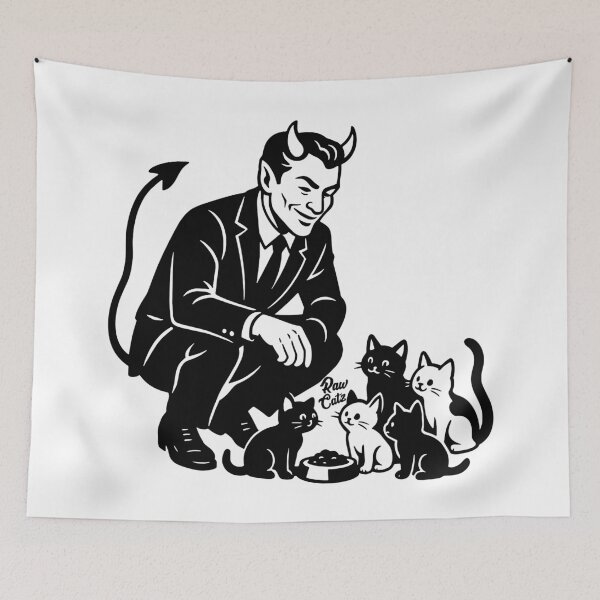 Item preview, Lucifer’s Little Furballs - Raw Catz designed and sold by RawCatz.