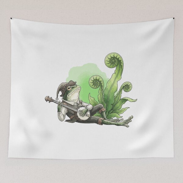 Item preview, Aesthetic Froggy Toad Sticker - Goblincore Cottage Core Design designed and sold by StudioJohan.
