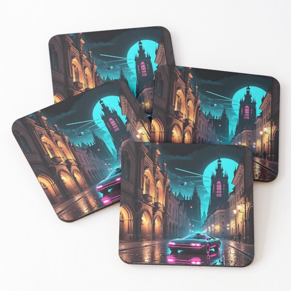 Item preview, Cyberpunk Krakow – Neon Gothic Future Cityscape designed and sold by Bartollini.