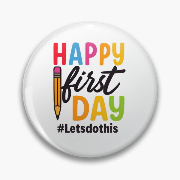 Item preview, Happy First Day of School – Colorful Back to School Teacher & Student Design designed and sold by FeliaDesign.