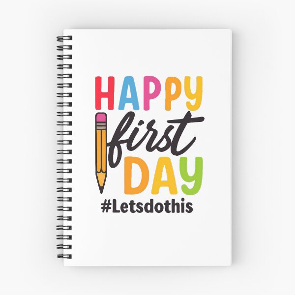 Item preview, Happy First Day of School – Colorful Back to School Teacher & Student Design designed and sold by FeliaDesign.