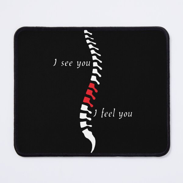 Item preview, I See You I Feel You Spine Anatomy Funny Medical Student Gift Chiropractor Physical Therapy designed and sold by Feline Rockstars.