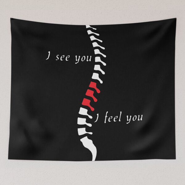 Item preview, I See You I Feel You Spine Anatomy Funny Medical Student Gift Chiropractor Physical Therapy designed and sold by Feline Rockstars.
