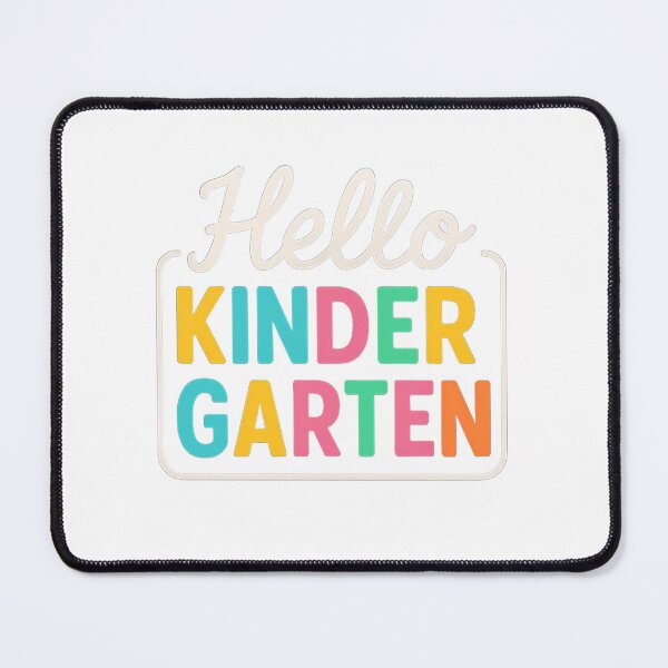Item preview, Hello Kindergarten – Colorful Back to School Teacher & Student Design designed and sold by FeliaDesign.