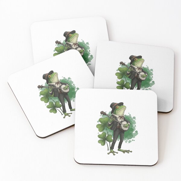 Item preview, Frog Sticker - Cute Cottage Core & Goblincore Art designed and sold by StudioJohan.