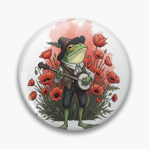 Item preview, Funny Frog Meme Sticker - Aesthetic Cottagecore Toad designed and sold by StudioJohan.
