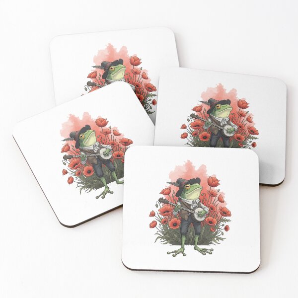 Item preview, Funny Frog Meme Sticker - Aesthetic Cottagecore Toad designed and sold by StudioJohan.