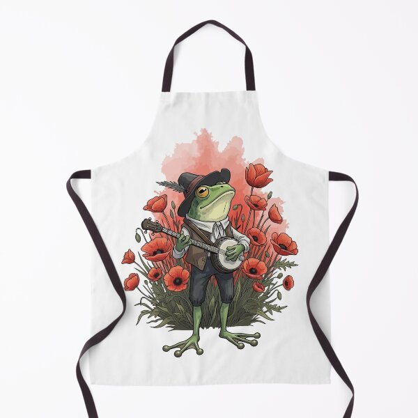 Item preview, Funny Frog Meme Sticker - Aesthetic Cottagecore Toad designed and sold by StudioJohan.