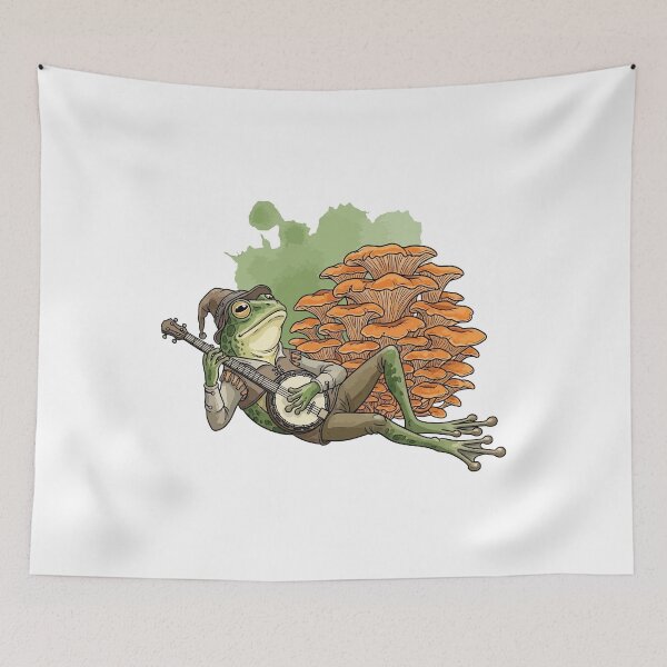 Item preview, Dinghuart Style Frog Sticker - Cute Cottage Core Aesthetic designed and sold by StudioJohan.