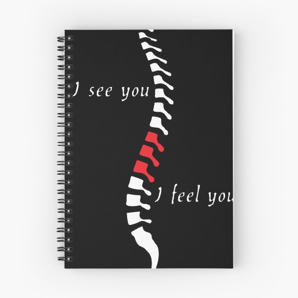 Item preview, I See You I Feel You Spine Back Pain Chronic Pain Awareness Spoonie Warrior Gift designed and sold by Feline Rockstars.