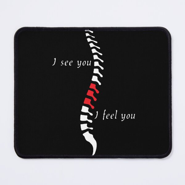 Item preview, I See You I Feel You Spine Back Pain Chronic Pain Awareness Spoonie Warrior Gift designed and sold by Feline Rockstars.