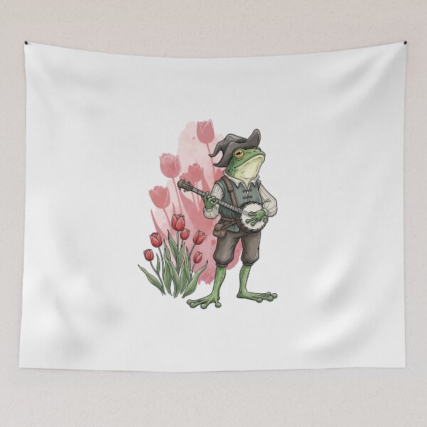Item preview, Cute Goblincore Froggy Sticker - Cottage Aesthetic Design designed and sold by StudioJohan.
