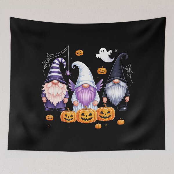 Item preview, Gnomes Ghost Scary Gnome Autumn pumpkin Halloween designed and sold by brynatshop.