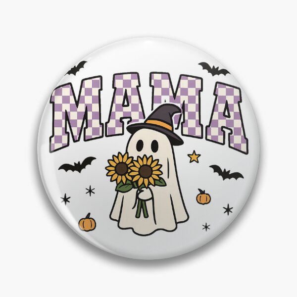 Item preview, Mama Ghost Halloween Sunflower Witch – Cute Spooky Fall Design designed and sold by FeliaDesign.