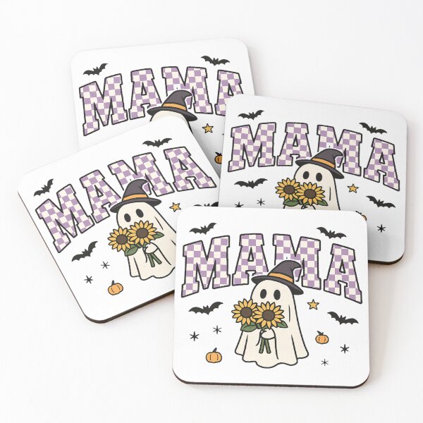 Item preview, Mama Ghost Halloween Sunflower Witch – Cute Spooky Fall Design designed and sold by FeliaDesign.