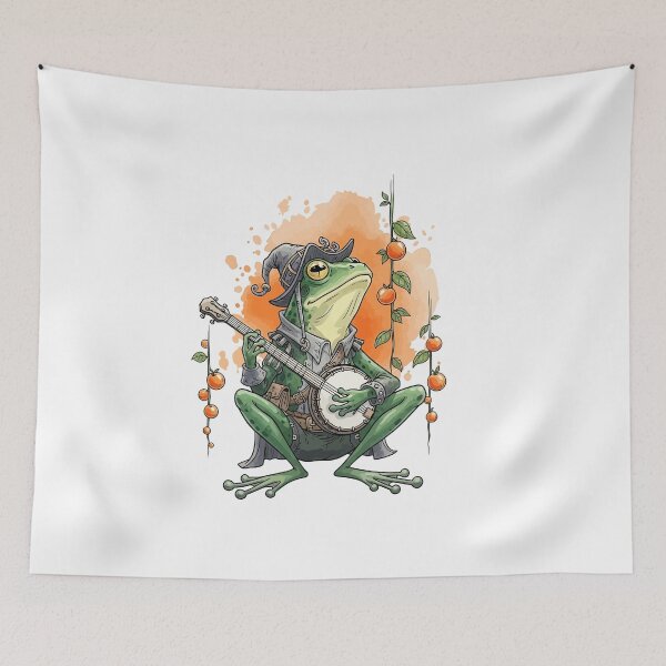 Item preview, Aesthetic Toad Sticker - Cute Cottage Core Frog Design designed and sold by StudioJohan.
